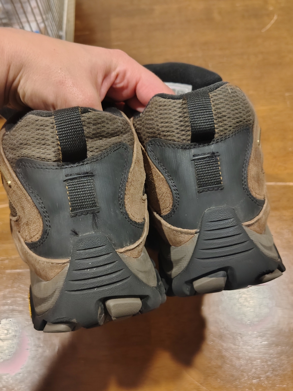 Merrell Brown and Black Hiking Boots - Picture 4 of 5